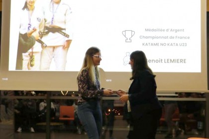 Gaétane récompensée au trophées des champions