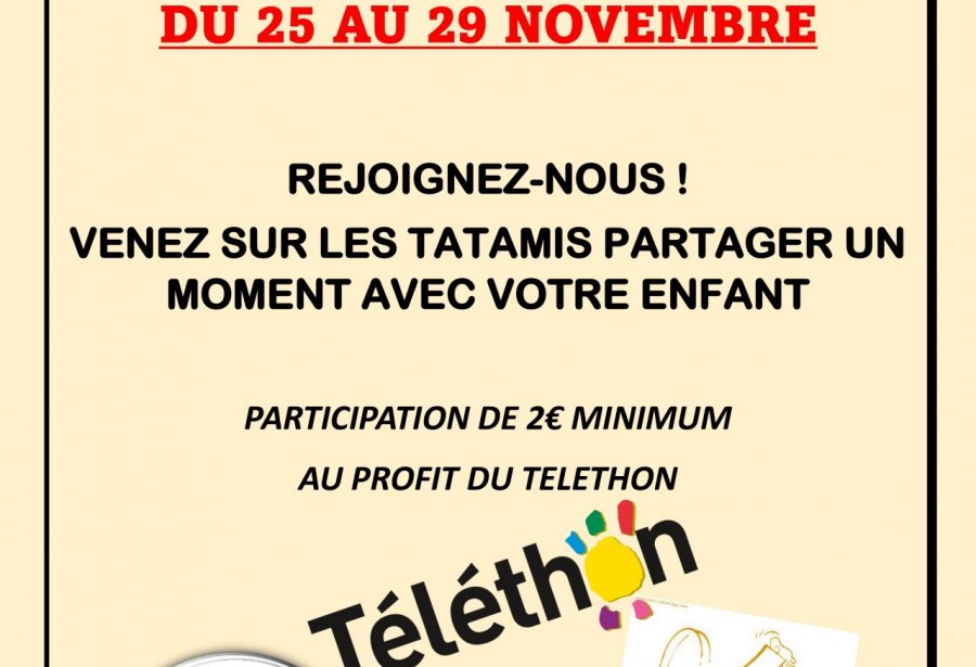 Téléthon le 25 et 28 novembre